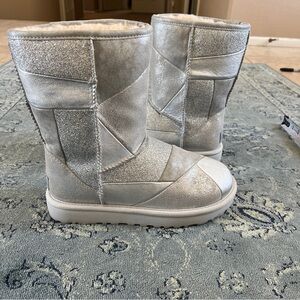 UGG Glittery Patchwork Boots Size 6